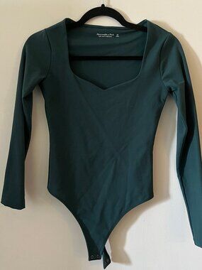 Dark Green Abercrombie Bodysuit